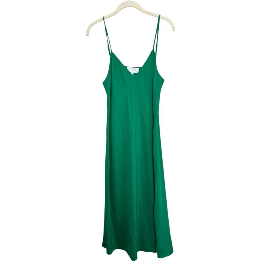 La Ligne Recycled Polyester Midi Slip Dress